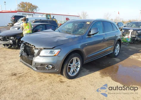 2016 Audi Q5 3.0T Premium Plus из США, поврежденный, VIN WA1D7AFP4GA059350